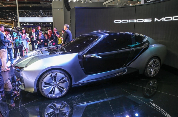 Qoros Model K-EV makes public debut at Shanghai motor show